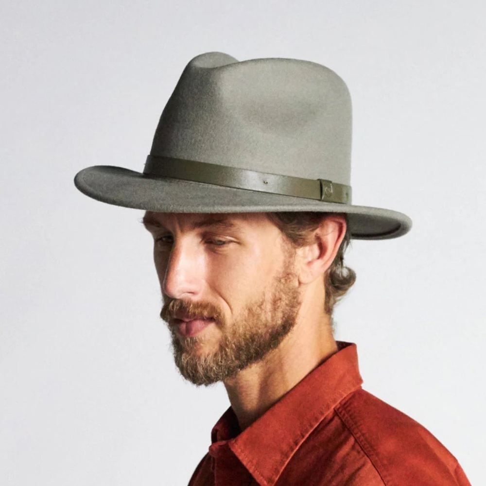 Brixton Messer fedora in sage